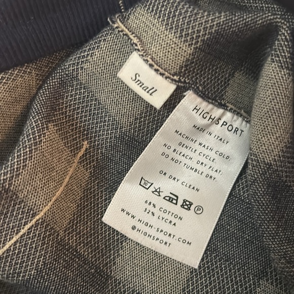 High Sport Gingham Kick Flare Pant Small - made in Italy - Picture 10 of 11